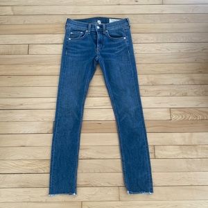 Rag & Bone Ankle Skinny Jeans in Lucky Rouge Size 23